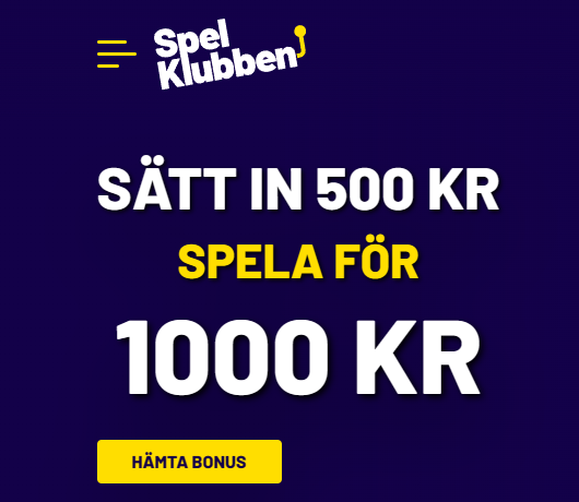 Spelklubben ny bonus